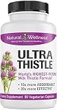 Milk Thistle - UltraThistle - World's Highest-Potency Milk Thistle Formula - by Natural Wellness 90 Vegetarian Capsules