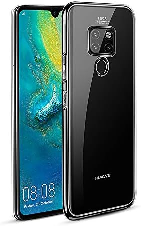 Clear Case for Mate 20, Auklion Ultra Slim Cover Anti Slip Anti Scratch TPU Silicone Gel Protective Case Compatible with Huawei Mate 20 Cover - Transparent