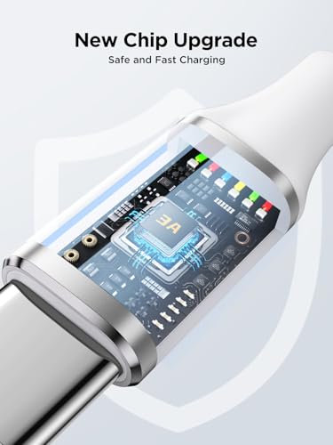 Aioneus Type C Cable 2M USB C Cable Nylon Braided USB C Cord Fast Charging USB to Type C for iPhone 17 16 15 Pro Max Air, Galaxy S25 S24, iPad, MacBook Pro, Switch, Huawei, PS5, etc