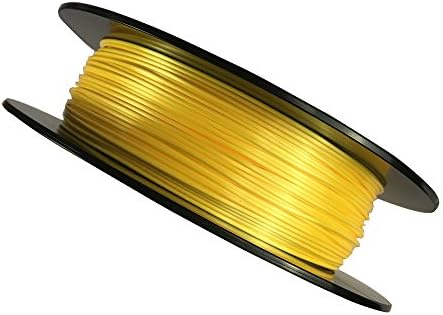 3D PLA-0.5KG1.75-YLW PLA 3D Printer Filament, Dimensional Accuracy +/- 0.05 mm, 0.5 kg Spool, 1.75 mm,Light Yellow Silk feeling Printing Material