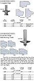 Whiteside Router Bits 6023 Door Edge Bit with 1 3/4-Inch Large Diameter and 3/8-Inch Cutting Length
