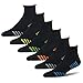 BERING Men's Quarter Athletic Compression Socks (6 Pack)