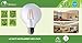 Bioluz LED 92 CRI G25 Globe Light Bulbs Clear Glass Filament 60W Replacement 5.5W Dimmable 2700K LED Bulb, Low Wattage Regular Light Bulbs LED, Bathroom Vanity Decor, 60W Edison Bulbs UL Listed-6-Pack