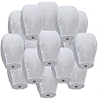 Chinese Lanterns 40 Pack White, Lantern to Release Make Outdoor Activities More Fun, Paper Lanterns is a Must Have Prop for Party and Memorial.