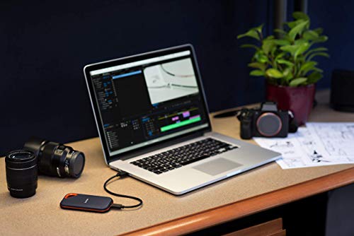 SanDisk Extreme Pro Portable SSD externe SSD 1 TB (externe Festplatte mit SSD Technologie 2,5 Zoll, 1.050 MB/s Lesen, NVMe SSD, IP55) grau – Bild 6