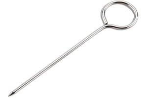 Royal Industries Round Skewers, Stainless Steel, 5" inches 12 Pack