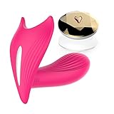 Wearable Vagina Vibrator with 7 Frequency Wireless Remote-Control G Spot Vibrator Massager/Clitoris Vibrator for Woman (Pink)