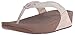 FitFlop Women's Crystal Swirl Flip-Flop, Nude, 8 M US