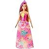 Barbie-GJK13-Dreamtopia-Princess-Doll Barbie Dreamtopia Princess Doll, 12-Inch, Blonde with Purple Hairstreak Wearing Pink Skirt and Tiara, for 3 to 7 Year…