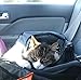 PETTOM Pet Car Seat Carrier Airline Approved Dog Cat Lookout Booster Seat for Pets up to 15 lbs (Small, Grey)