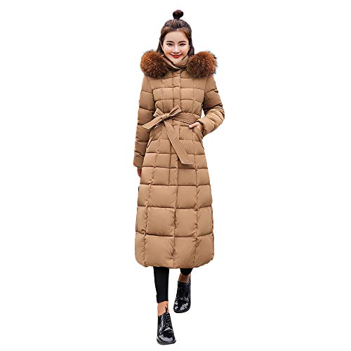 image for GOVOW Hooded Coat Women Plus Size Winter Keep Warm Outerwear Fur Long 