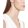 Plated-Bronze-Diamond-Accent-Twisted-Hoop-Earrings