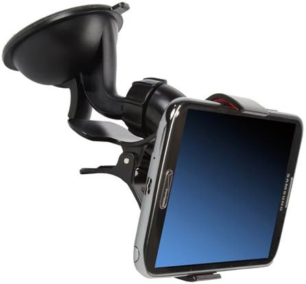 Car Window Mount Adjustable Phone Dock Cradle Holder for iPhone 6 6S 7 Plus 8 5S - Samsung Galaxy S8 S8+ S7 Edge S6 S5, Note - Motorola Moto Z - LG G6 V10 V20 - Google Pixel, XL - All Smartphones
