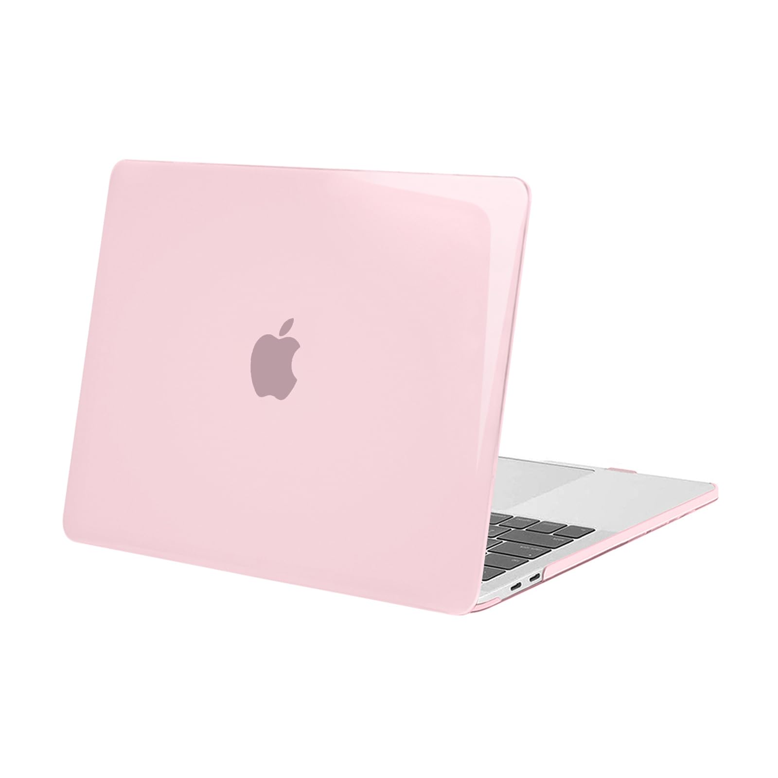 MOSISO Compatible with MacBook Pro 13 inch Case 2026 2025 2024 2023 2022-2016 M2 M1 A2338 A2289 A2251 A2159 A1989 A1706 A1708 with/without Touch Bar, Plastic Hard Shell Case Cover, Rose Pink
