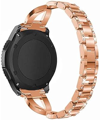 RuenTech Pulsera Compatible con Fossil Q Smartwatch Banda 22 mm ...