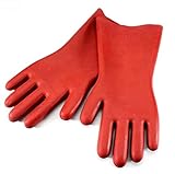 BeeSpring 12KV Insulating Gloves Rubber Safety Electrical Protective Gloves