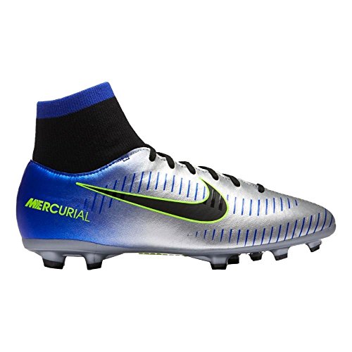 NIKE Junior Neymar Mercurial Victory VI DF FG Cleats [Racer Blue] (2Y)