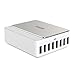 USB Wall Charger INNORI 8 USB Ports Charger 5V/60W Charging Station with IC System for Charging Various Devices Simultaneously,White