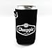 Beer Can Chuggie With Two Pockets, Holds Phone, Keys and Accesories, 3mm thick Neoprene (Black, 1 Pack)