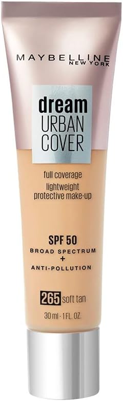 Maybelline Dream Urban Cover SPF 50 Protective Makeup 265 Soft Tan