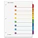 Cardinal OneStep Index System, 8-Tab, Numbered, Multi-Color, 1 Set (60818)