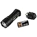 5.11 TMT L1 Tactical Flashlight Military Grade 3.9in Length with 212 Lumens, Modes (steady on, high, strobe, low), Aerospace Aluminum, Gold Plated Contacts for Military, Police, EMS, Adventurer - Style# 53031 - Black