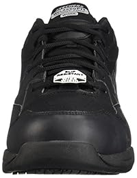 Skechers for Work Men's Felton Slip Resistant Relaxed-Fit Work Shoe