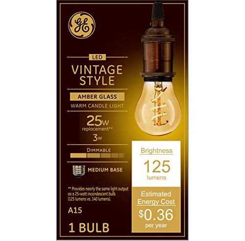 GE Vintage Style LED Bulb A15 - Image 4