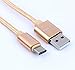Arrela Type C Cable [1 pack] 3.3ftType C to Type A Braided Nylon Cable with Aluminum Connector for Macbook, LG G5, Nexus 6P,Nexus 5X, charging cable data sync, AC98 Gold