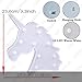 AIZESI Unicorn Light,Unicorn Lamps,Marquee Battery Operated Table Led Ligths Wall Decoration Girls Bedroom,Living Room, Christmas,Party as Kids Gift (Unicorn White)