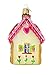 Old World Christmas Sweetheart Cottage Glass Ornament