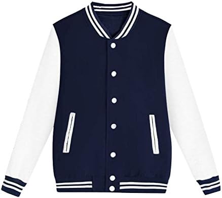 BoToKiNo Designed Your Name Embroidery Varsity Jacket Letterman Jacket Baseball Jacket With Long Sleeve Banded Collar