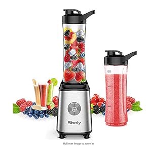 Personal-Blender-Sboly-Smoothie-Blender-Single-Serve-Small-Blender-for-Juice-Shakes-and-Smoothie-Smoothie-Maker-with-20-oz-Tritan-BPA-Free-Blender-Cup-UK-Plug Personal Blender, Sboly Smoothie Blender Single Serve Small Blender for Juice Shakes and Smoothie, Smoothie Maker with 20 oz Tritan BPA-Free Blender Cup, UK Plug