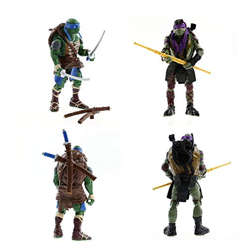 Peton Teenage Mutant Ninja Turtles Movie 5" Action Figure TMNT 4pcs/Lot Toys LY - Thumbnail 3