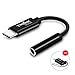 TriLink USB Type C to 3.5mm Audio Headphone Jack Adapter (Hi-Res Audio & Digital Chipset)Aux adapter for Google Pixel 3/2/2XL, Essential, Moto Z2 Force, HTC U11, OnePlus 6/6T/5/5T, Sony Xperia XA2/XZ2
