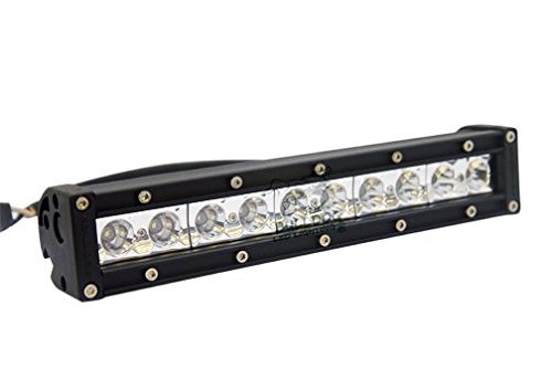 Bulldog Lighting 102SRB-20722 Black 10" Flood Beam Bottom Mount Light Bar