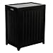 Oceanstar RHP0109MH Rectangular Laundry Wood Hamper, Dark Mahogany Finished