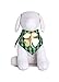 Tail Trends St. Patricks Day Dog Bandanas with Lucky Gold Clover Applique for Medium to Large Sized Dogs - 100% Cotton (L)