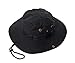 GAMT Outdoor Rain Hats Folding Waterproof Hat UV Protection Bucket Cap Black