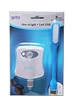Gho Motion Sensor Toilet Bowl Night Light and Bonus Rechargeable LED USB - Battery Operated and Compatible with Any Bathroom Toilet - Improved Potty Training