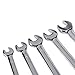 Yosoo 7pcs Ratcheting Combination Wrench Set, Flexible Head Multi-Functional Ratchet Conination Spanner Wrench 8-19mm Repair Tools Set