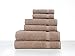 SALBAKOS - Luxury 6 Piece Towel Set, 100% Turkish Cotton, Quick Drying, Highly Absorbent & Comfy, Includes 2 Bath Towels, 2 Hand Towels & 2 Washcloths | (Taupe)