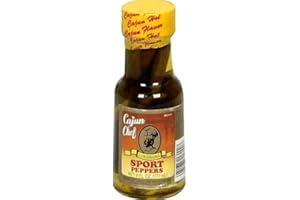 Cajun Chef Sport Peppers in Vinegar 6 oz by Cajun CheF
