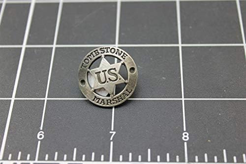 Pin for Backpacks - Brand New ''Tombstone U.S. Marshal'' Lapel Pin Police Badge 1'' - Accessories for Clothes