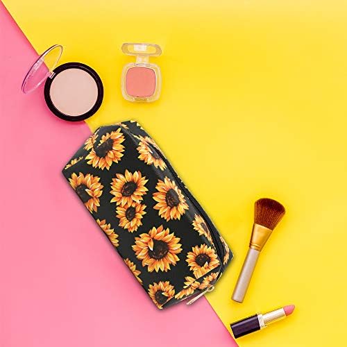 ZOISOKA 3 sets makeup bag 3D print sunflower travel small cosmetic case portable with multifunctional waterproof Organizer bag for women 5 ZOISOKA 3 sets makeup bag 3D print sunflower travel small cosmetic case portable with multifunctional waterproof Organizer bag for women