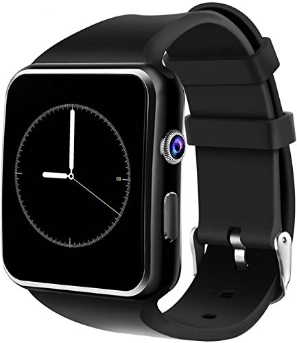 smart watch x6 black