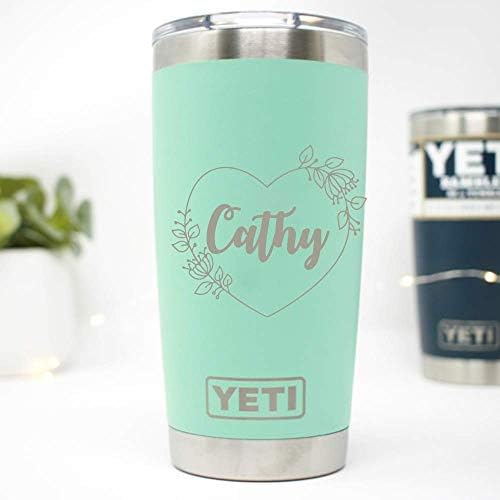 Custom YETI Tumbler 20 Oz All Colors and 50+ Designs Personalized