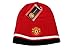 Manchester United FC Authentic Official Licensed Product Soccer Beanie (Black White)