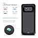 Galaxy S8 Battery Case,ALCLAP 5000mAh Rechargeable Portable Charger Case Protective Charging Case for Samsung Galaxy S8(Black)