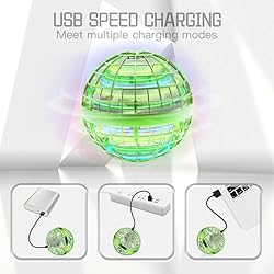 Flying Ball Toy Globe 360°Rotating Hand Controlled